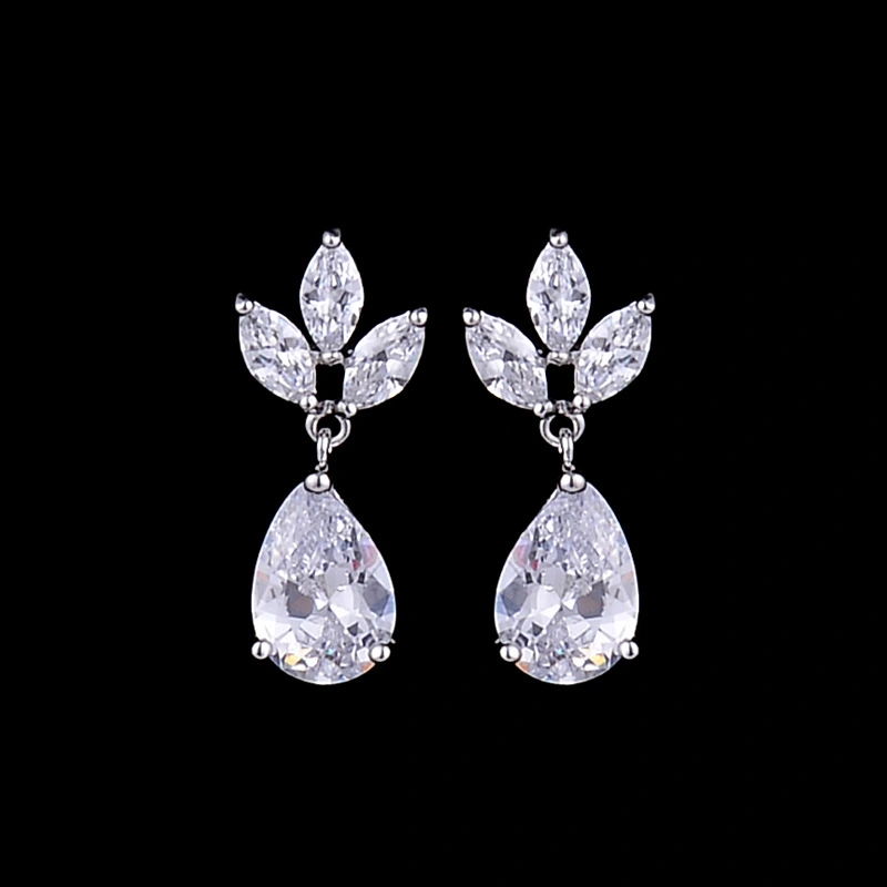 AAA Zircon Bridal Wedding Earrings