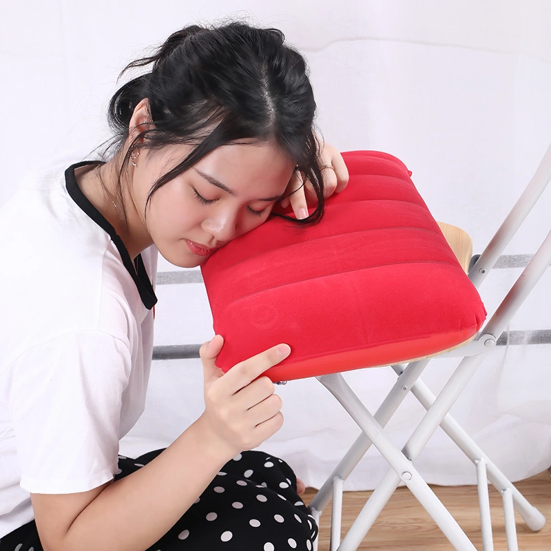 Outdoor Camping Multifunctional PVC Flocked Waist Pillow