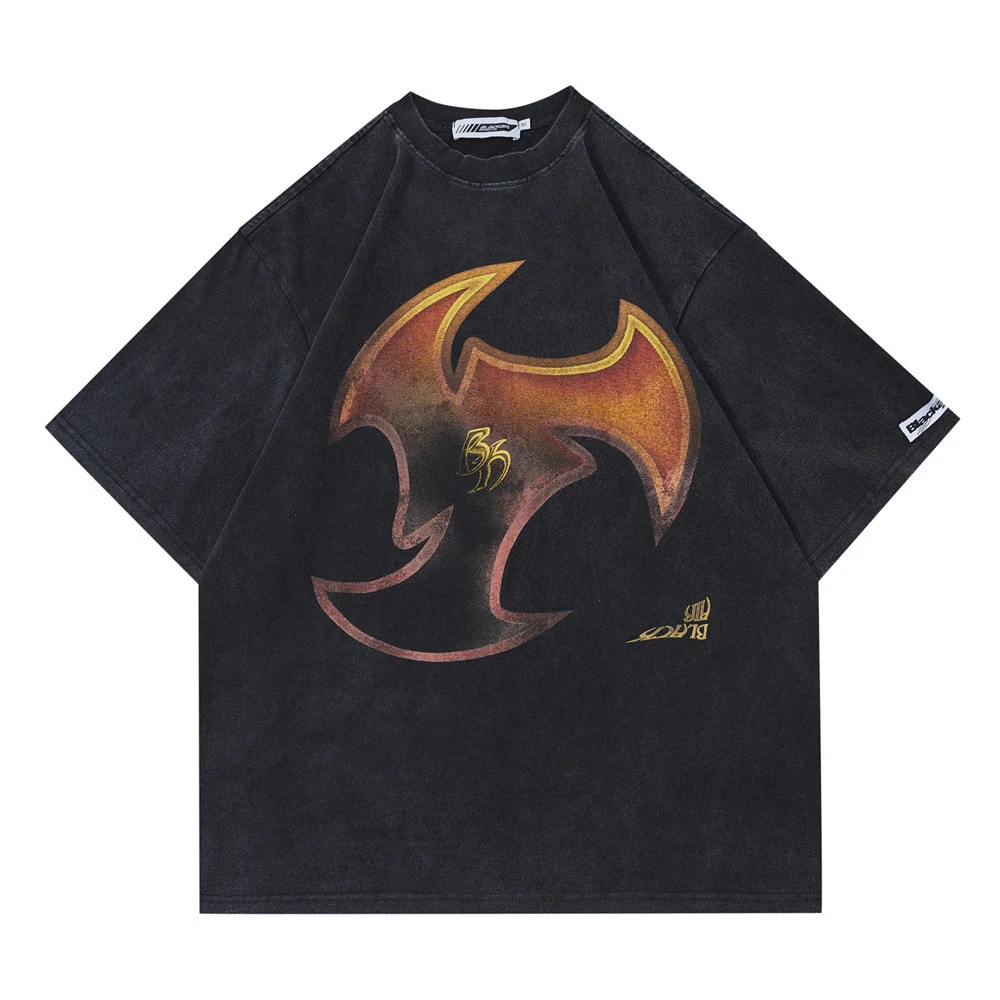 Darts Metal Printed Short-sleeved T-shirt Men