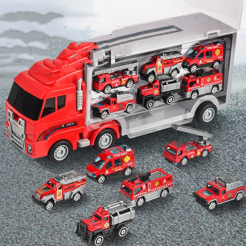Children's Toys Alloy Storage Car Set