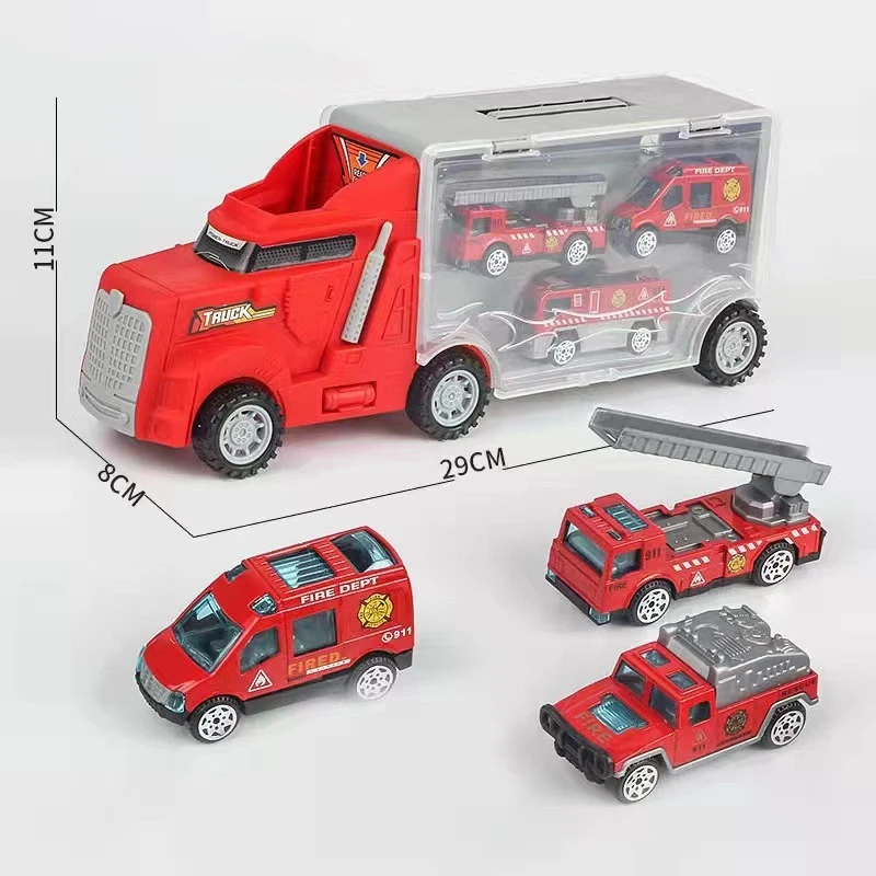 Children's Toys Alloy Storage Car Set