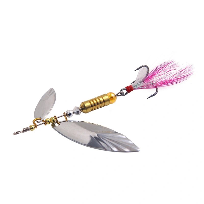 Metal Willow Leaf Sequins Sea Fishing Freshwater Bait Fishing Gear