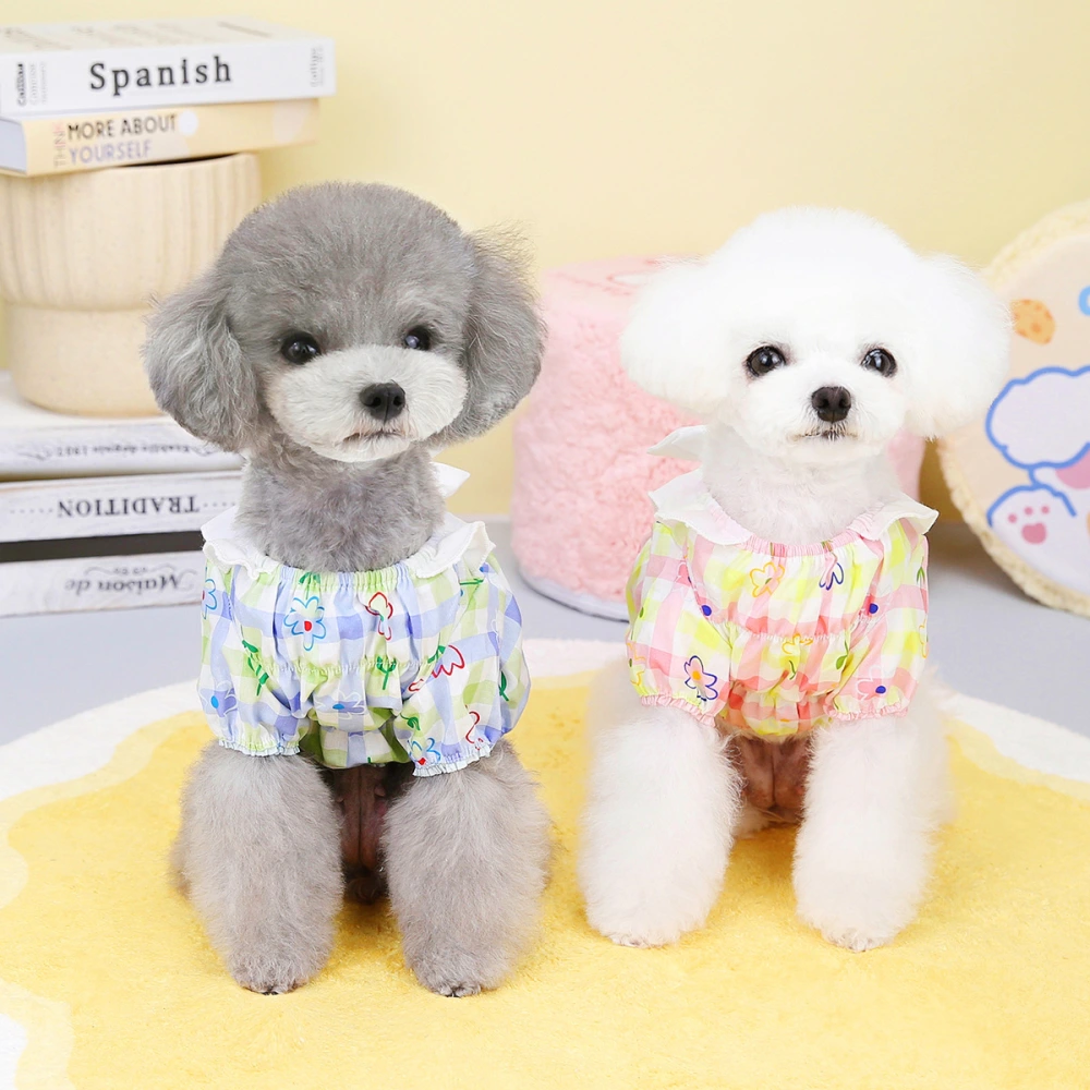 Spring And Summer Pastoral Small Dog Pet Clothes