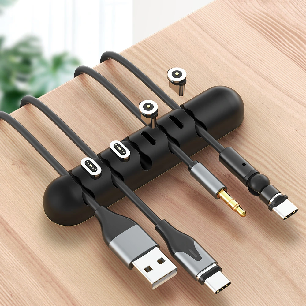 Desktop Charging Data Cable Organizer Silicone