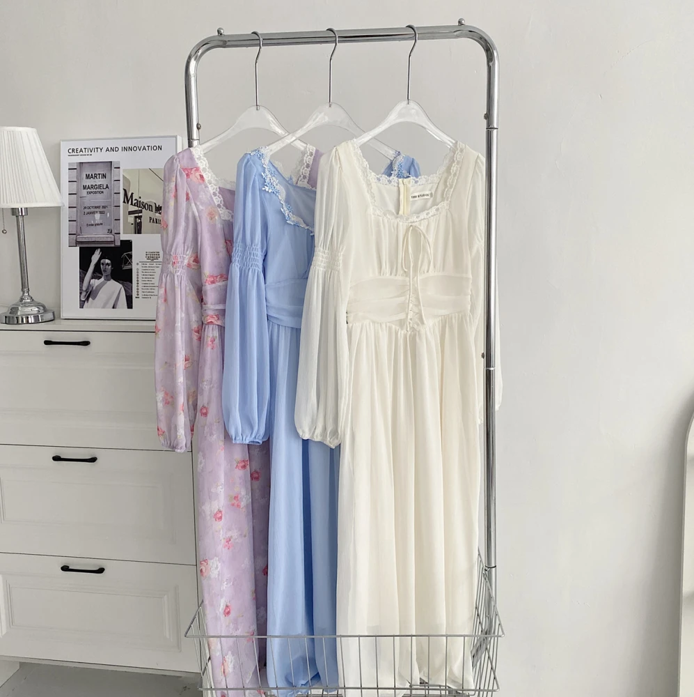 Long Sleeved White Dress With A Premium Feel