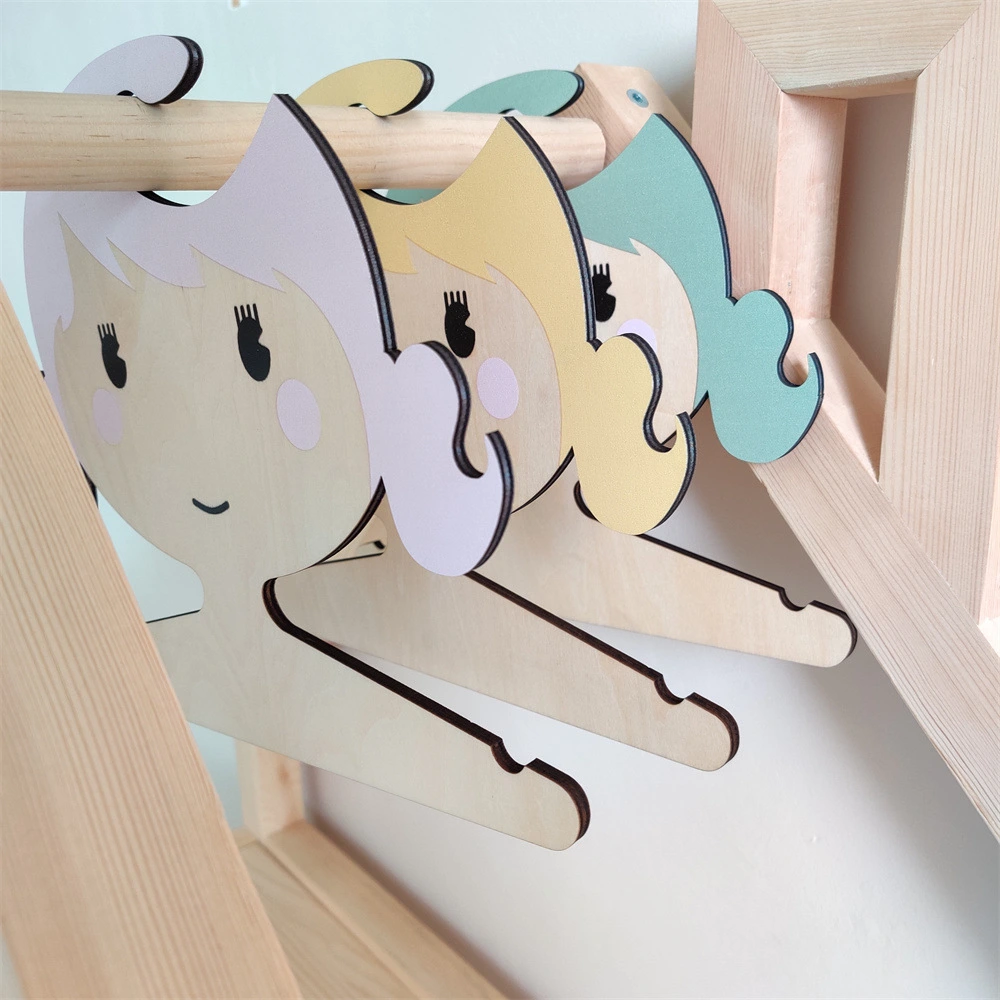 Mori Style Wooden Girl Hanger Nordic Style