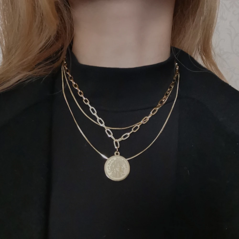 Multi-layer Twin Necklace Fashion Simple Clavicle Chain