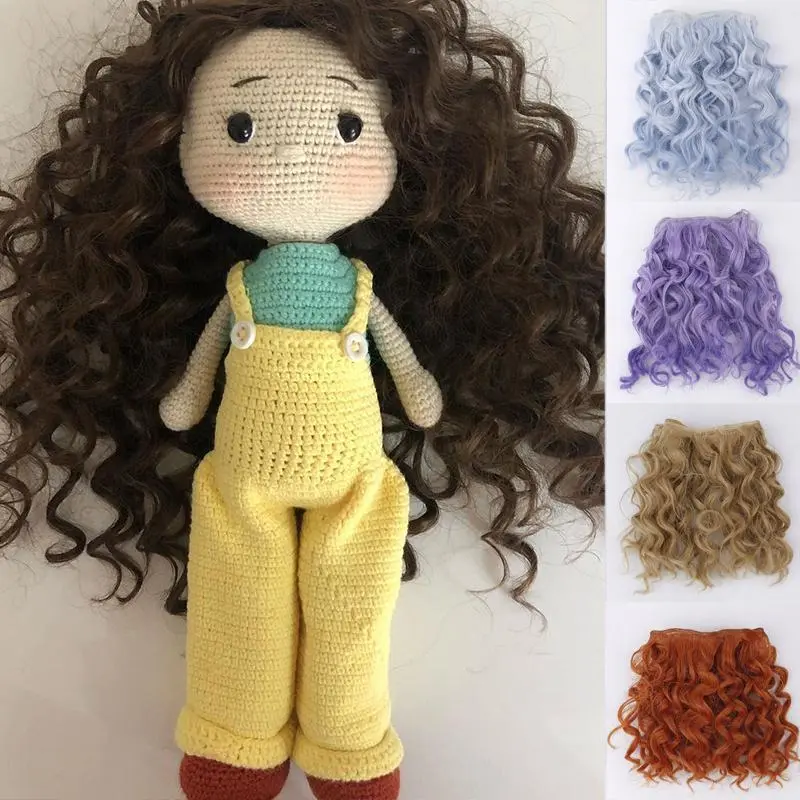 Small Thread High-temperature Fiber Cotton Doll Wig