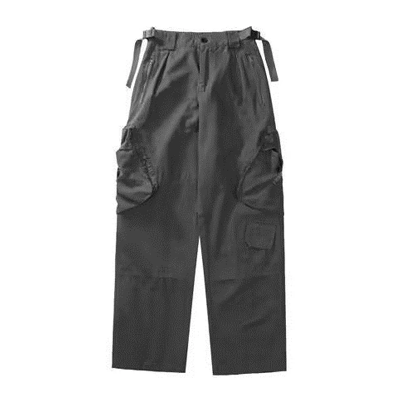 Men's Fashion Retro Street Fashion Brand Large Pocket Overalls