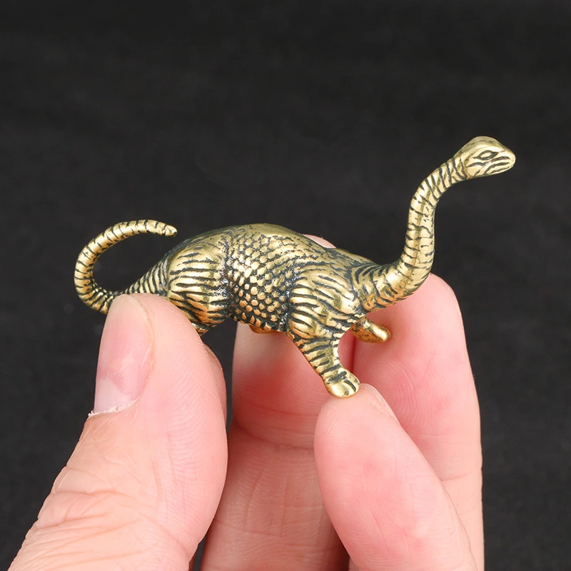 Pure Copper Solid Dinosaur Series Children's Fun Ancient Brass Crafts Ornaments