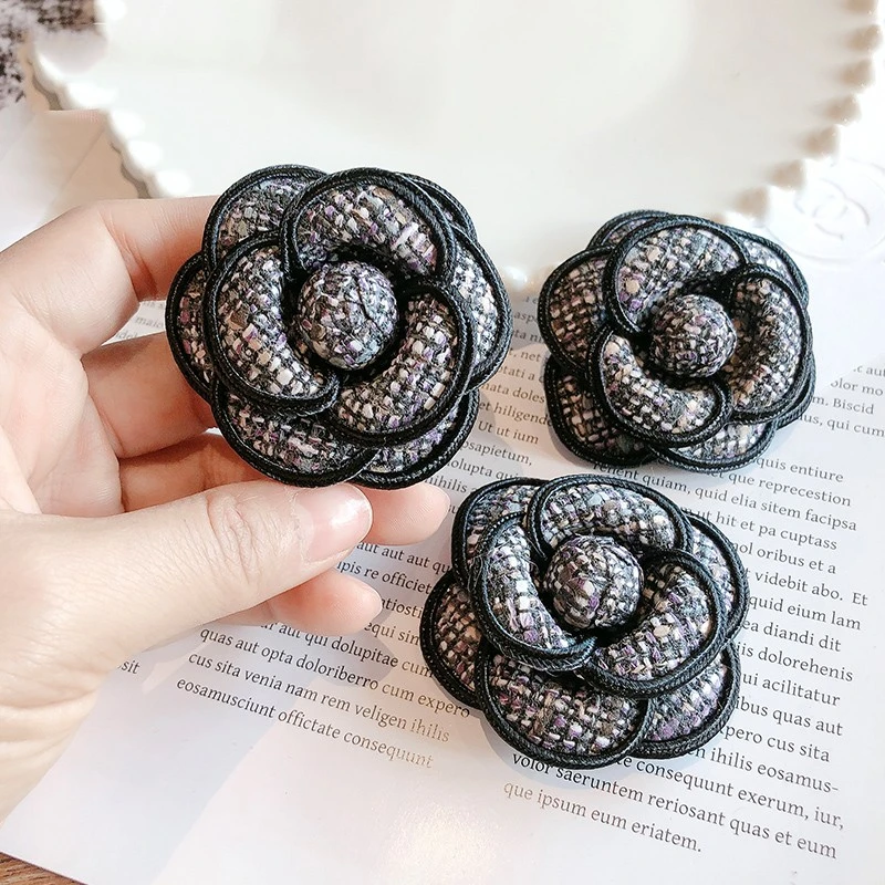 Camellia Handmade DIY Jewelry Material Brooch