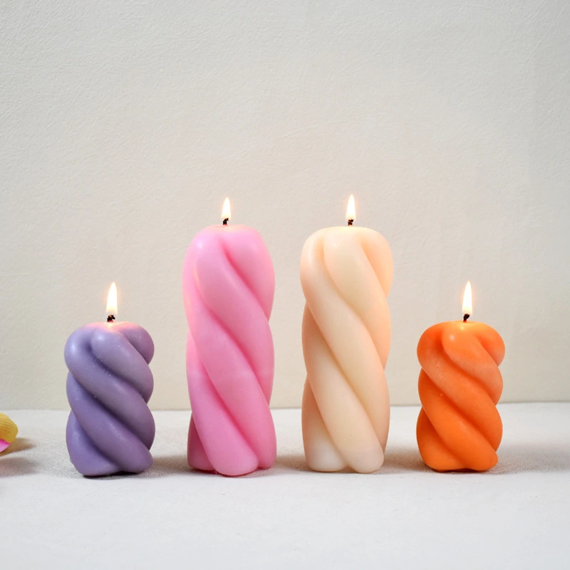 Vortex Pillar Candle Mould Home Furnishings Ornaments