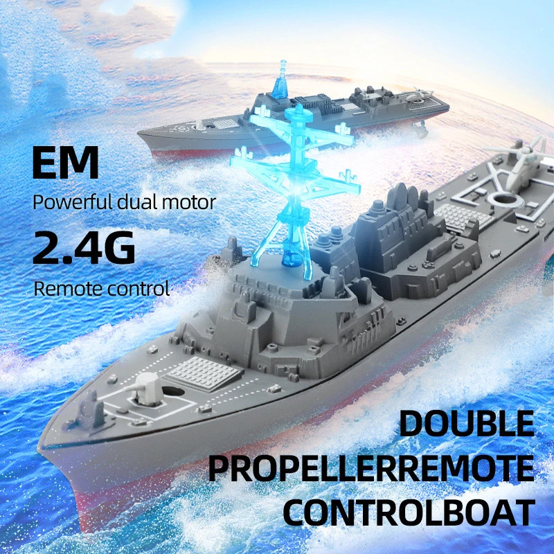 24G High Speed Remote Control Ship Simulation Warship Model