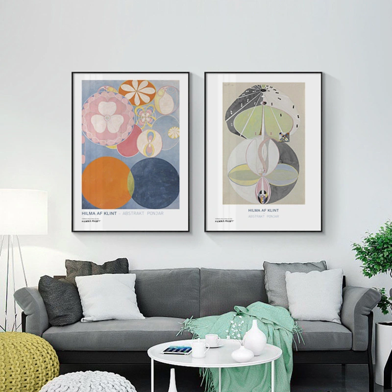 Abstract Color Art Poster Art Gallery Stockholm Decorative Painting