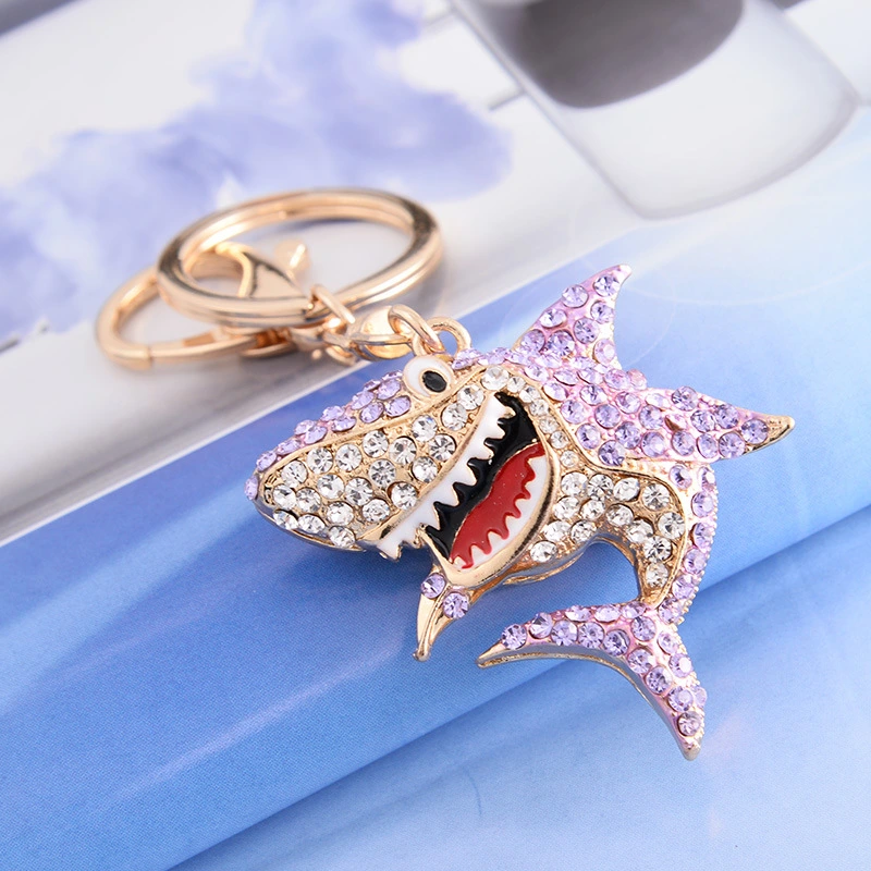 Metal Shark Keychain Ocean Series