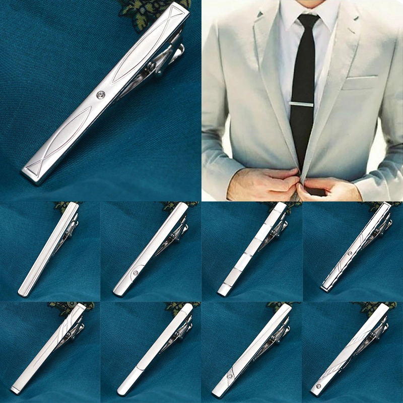 Men's Formal Wear Silver Tie Clip Fashion Simple