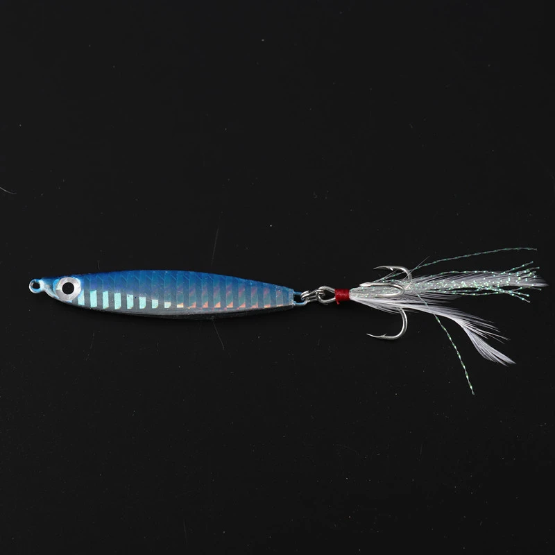 Feather Hook Sequins Lure Bait