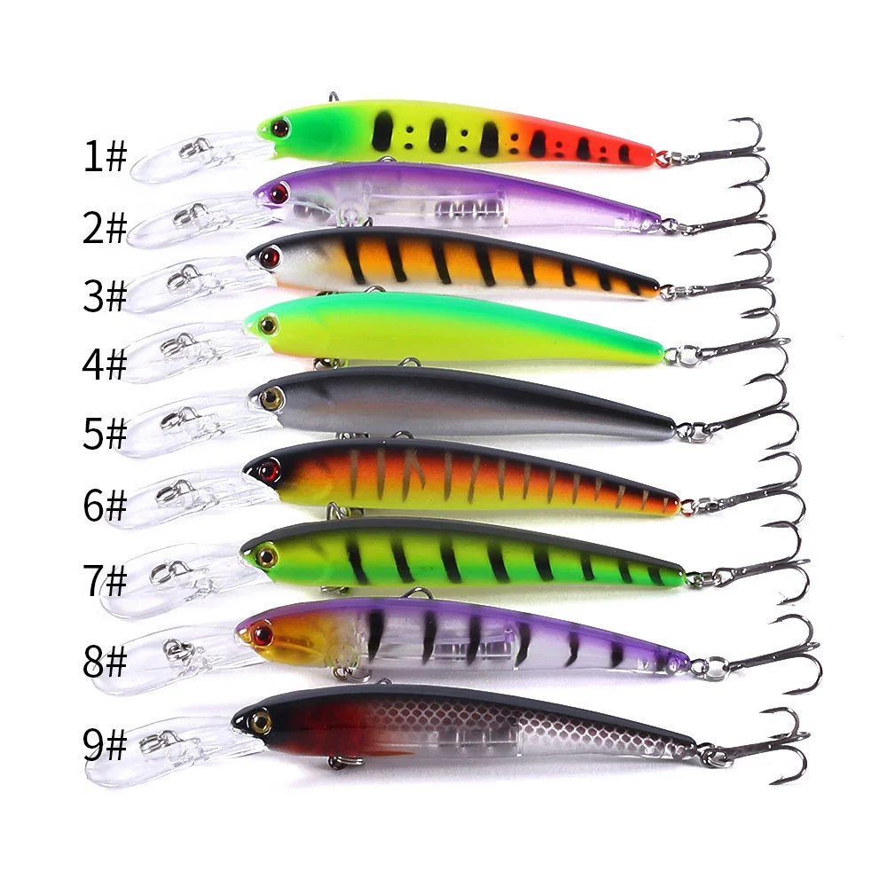 Slow Sinking Mino 12.5cm11g Biomimetic Long-range Mino Luya Bait