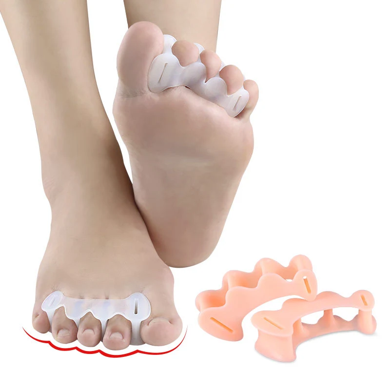 Three-hole Silicone Hallux Valgus Toe Separator Brace