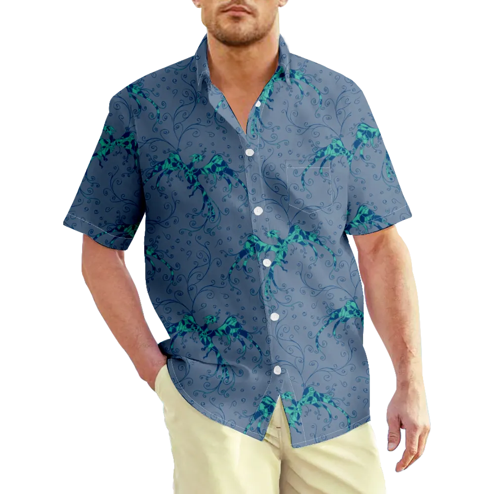 Men's Hawaiian Shirt Outfits Vintage Paisley Graphic Color Block Shirt Collar Clothing Apparel 3D Print Plus Size Outdoor Daily Short Sleeve 3D Print Casual Comfortable