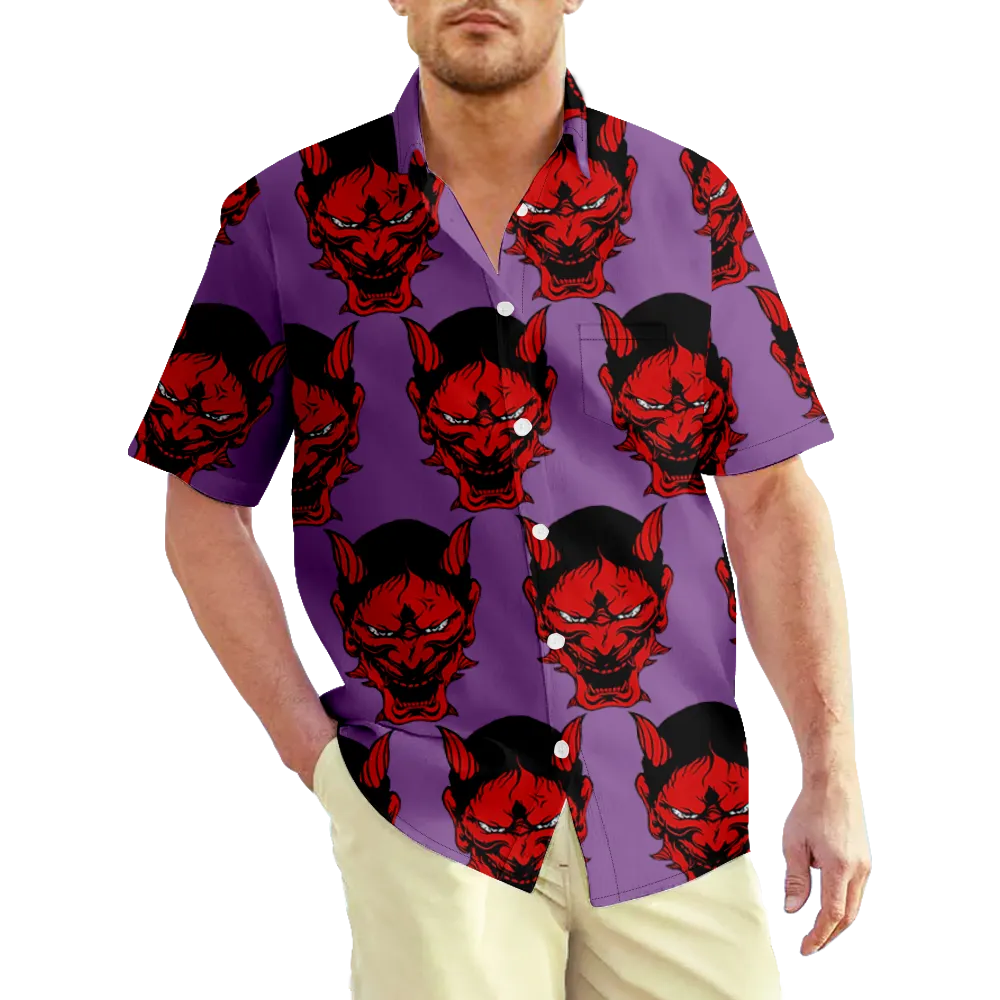 Men's Hawaiian Shirt Outfits  Graphic Shirt Collar 3D Print Street Daily Short Sleeve Print Clothing Apparel Basic Fashion Lightweight Casual/Summer/Spring/Summer