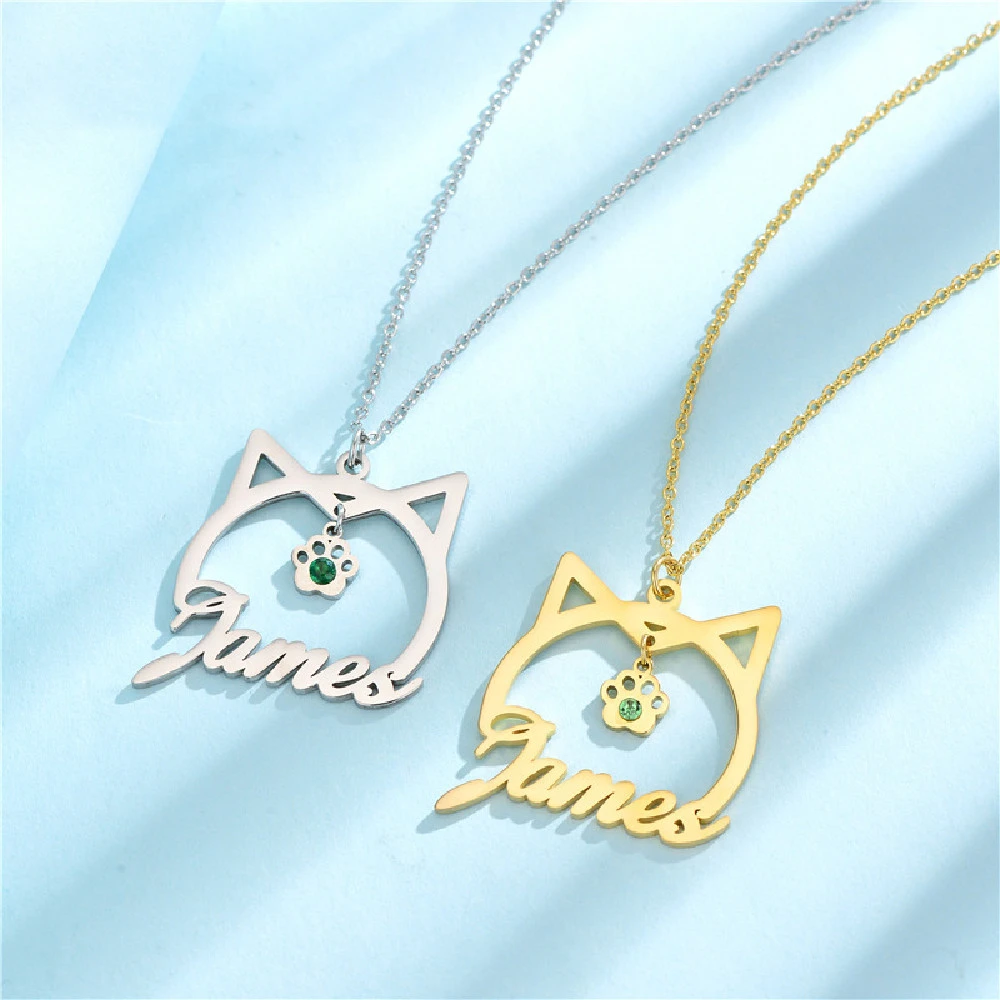 Stainless Steel English Name Necklace