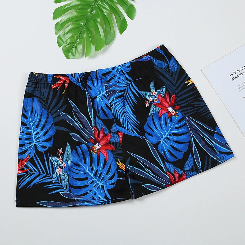 Men's Boxer Beach Holiday Floral Print Swimming Trunks