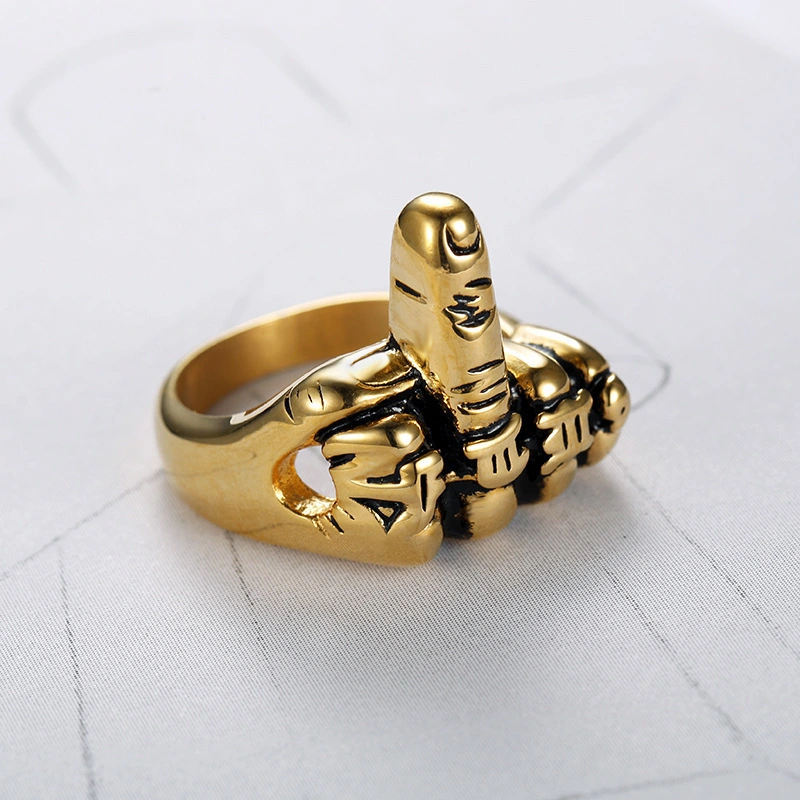 Alloy Finger Shape Creative Ring