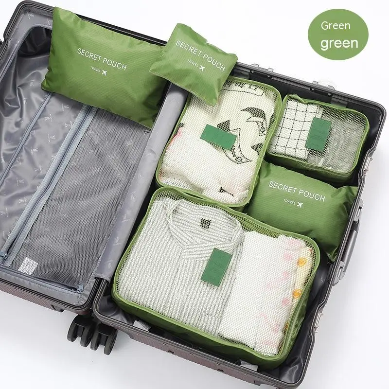 Travel Storage Bag Set Of Six