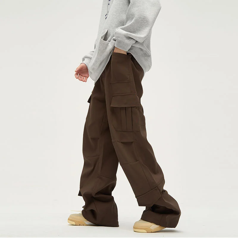 High-grade American Overalls Men's Ins National Fashion Casual Trousers