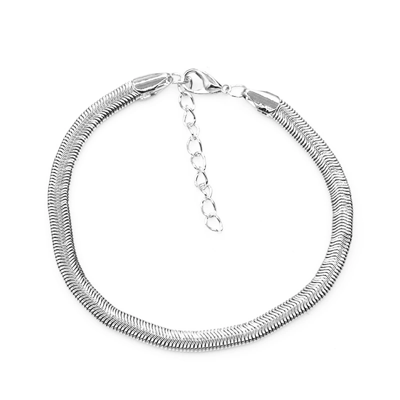 Fashion Men's And Women's Same Style Metal Chain Fine Scale Anklet