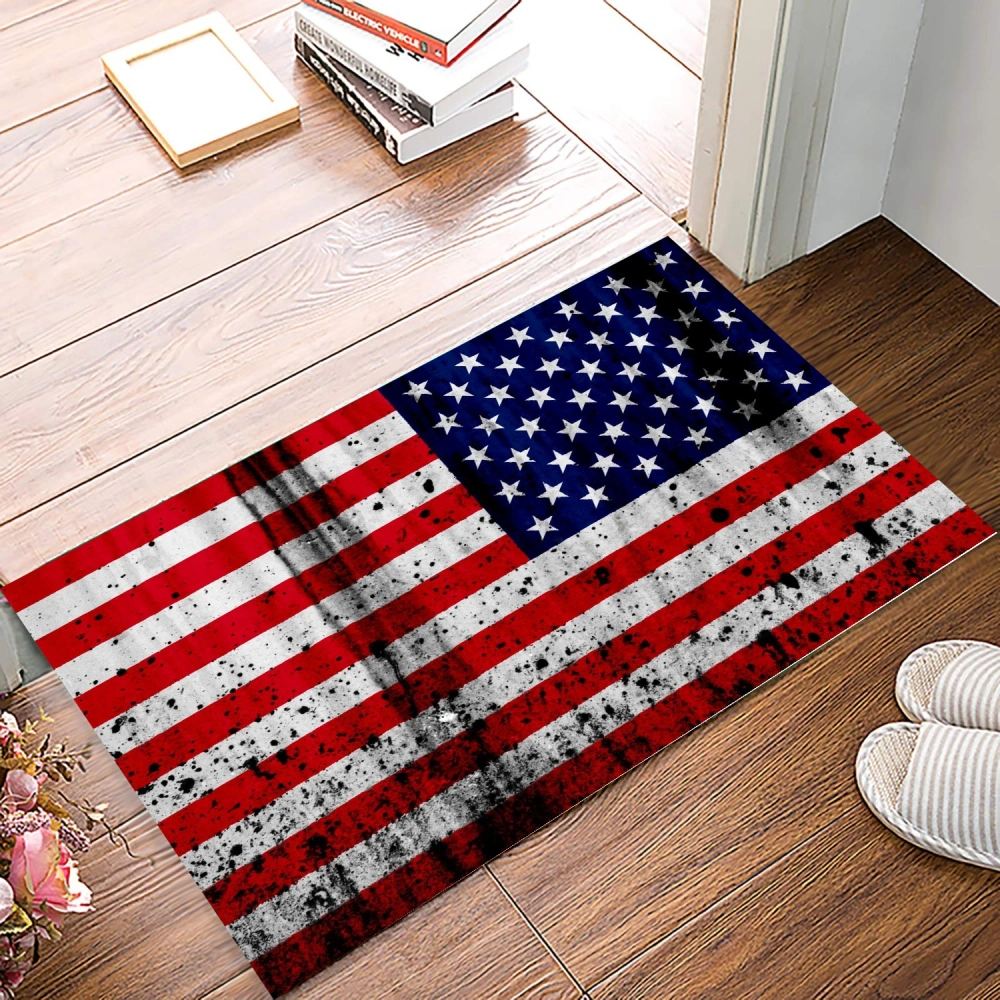 4th of July Doormat Joy Floor Mat Christmas Indoor and Outdoor Carpet Decoration for Home Office Yard Garden Room