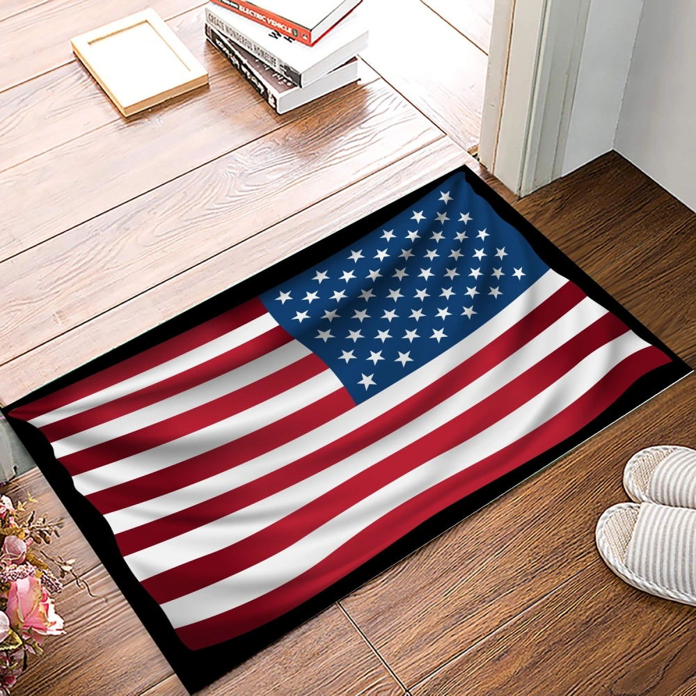 4th of July Doormat Welcome Mats Outdoor Celebration Christmas Xmas Non Slip Backing Absorbent Door Mat