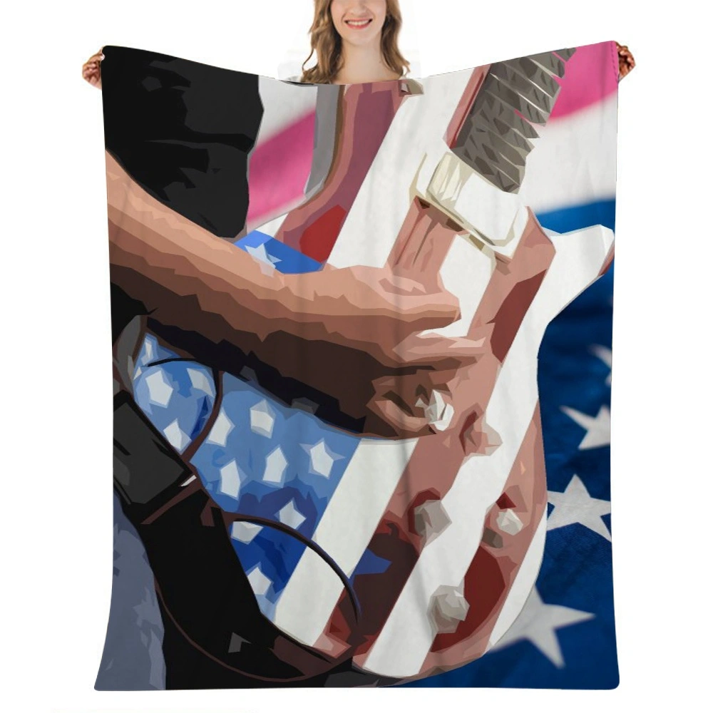 4th of July Decoration Throw Blanket for Couch, Soft Blankets for Adults Throw, Super Soft Fleece Blanket Decorative for Sofa Couch Bed Living Room