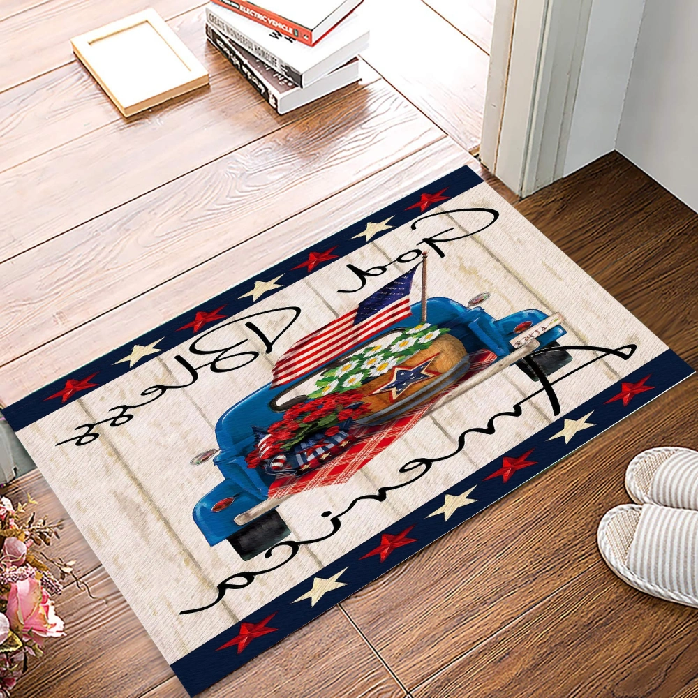 Doormat 4th of July Outdoor Welcome Door Mat Door Mat Perfect for Indoor and Outdoor Use Welcome Home Gifts