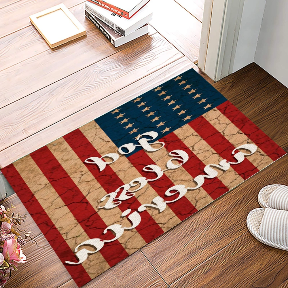 Doormat American Flag Outdoor Welcome Door Mat Door Mat Perfect for Indoor and Outdoor Use Welcome Home Gifts