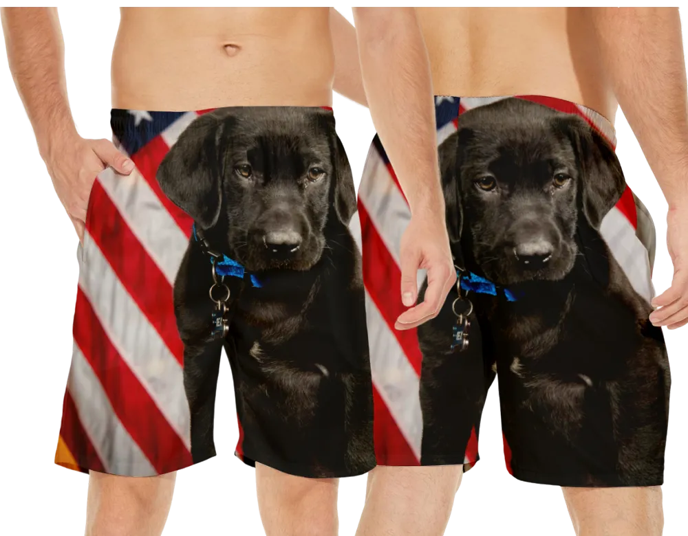 4th of July Eagle National Design Mens Swim Trunks Swimming Shorts Board Shorts Quick Dry Summer Beach Shorts