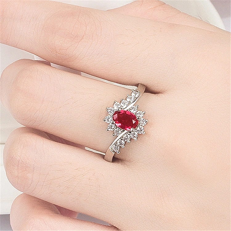 Simple And Elegant Oval Main Stone Ring