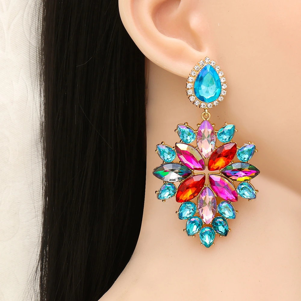 Fashion Personality Geometry Earrings Eardrops