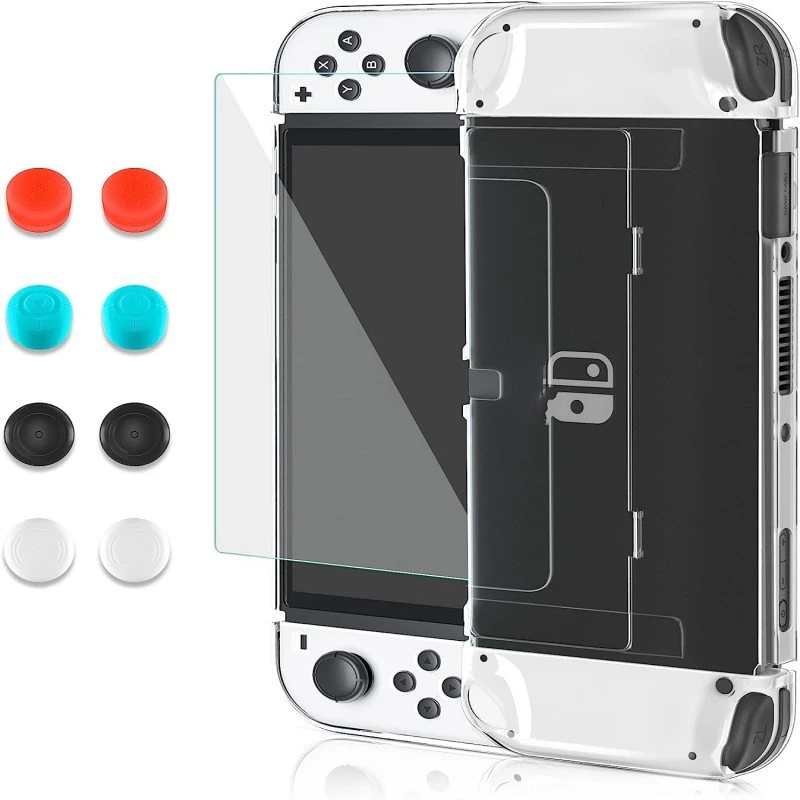 Crystal Shell Game Console TPU Soft Shell