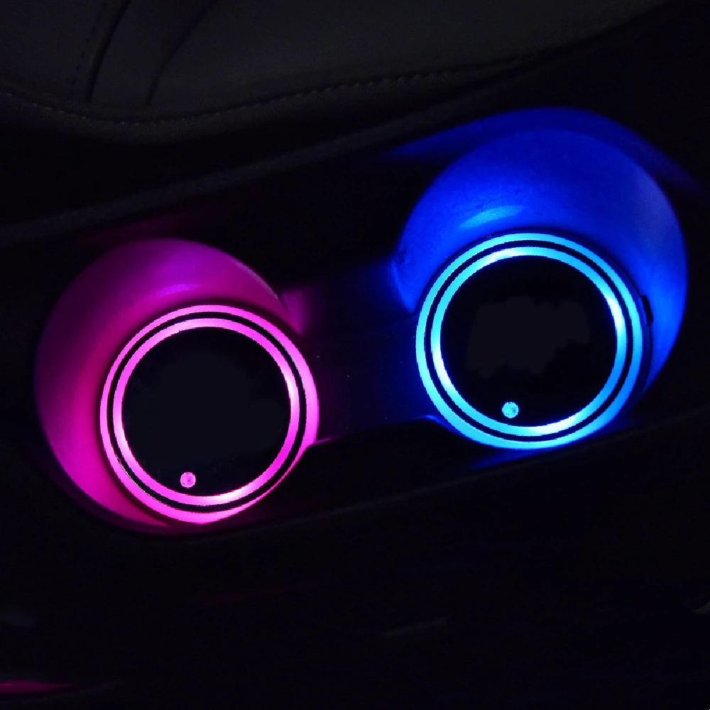 Car LED Luminous Water Cup Pad