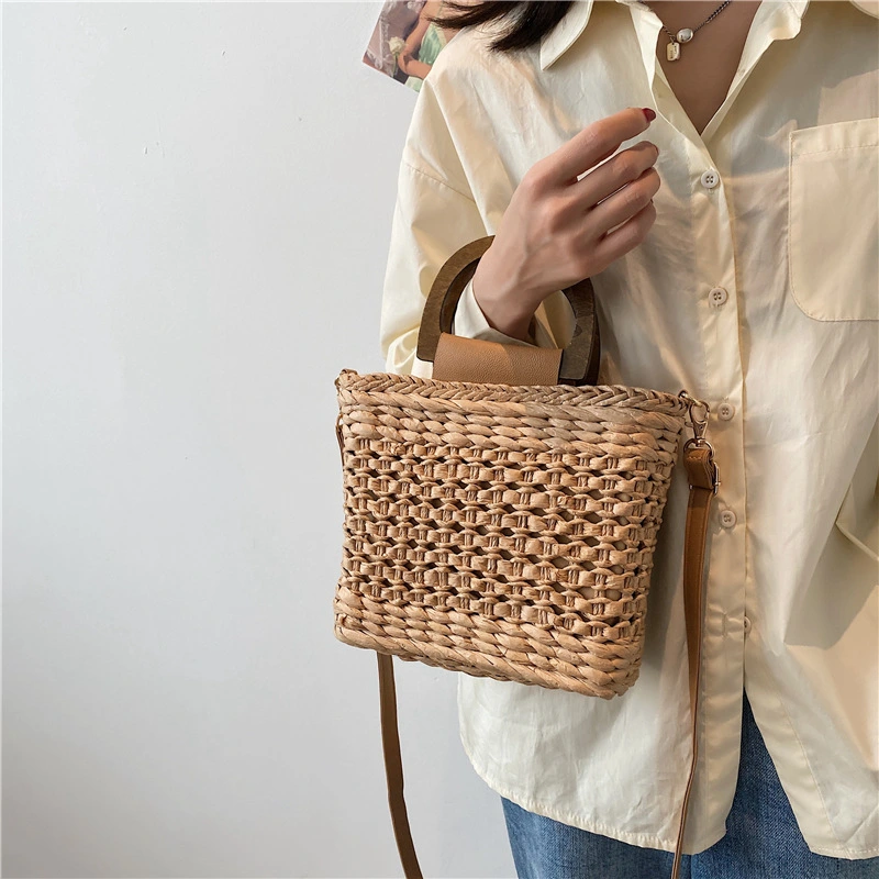 New Trendy Casual Weaving Handbag For Women