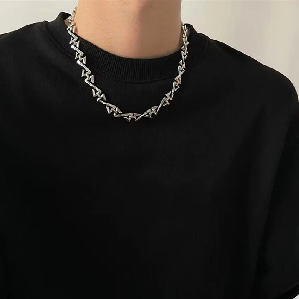 Hip Hop Cool Z Letter Splicing Boys Necklace