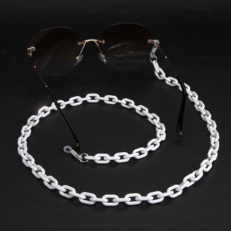 Acrylic European And American O-type Small Sunglasses Chain Non-slip Mask Lanyard Clip