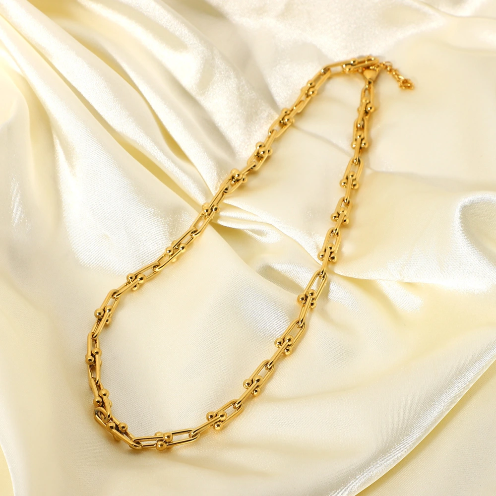 Cascade Gold Chain Necklace