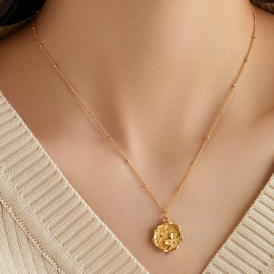 18K Gold Plating Necklace Does Not Fade