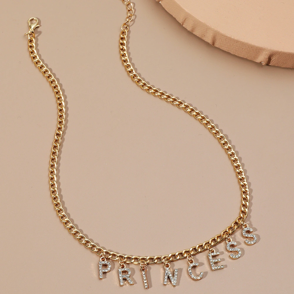 Simple Fashion Trend Personalized English Letter Necklace