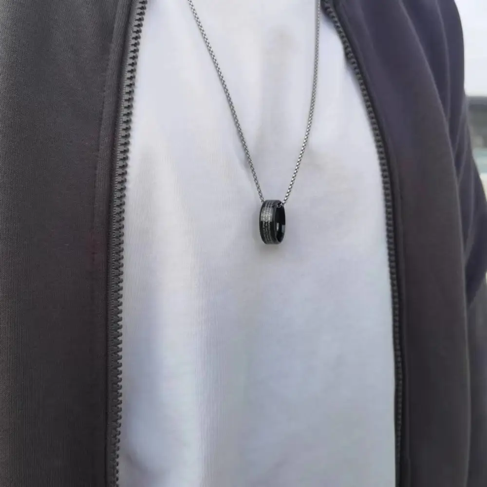 Men's Hip Hop Punk Style Pendant Pearl Chain