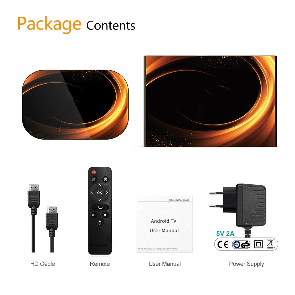 S905X3 Dual WIFI With Bluetooth Android 90 Set-top Box