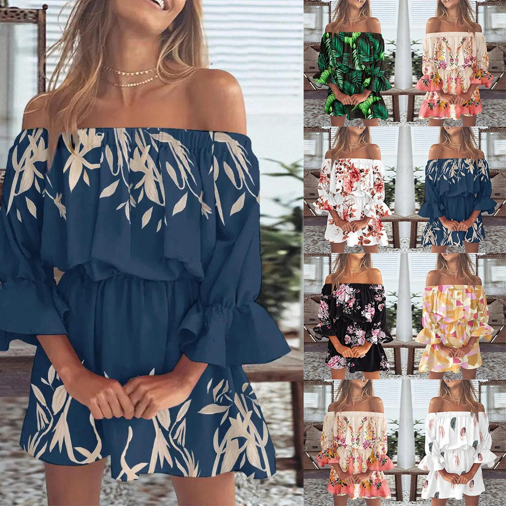 Beach Casual Tunic Summer Dresses For Women